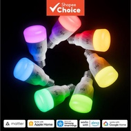 Yeelight Smart Bulb D1 E27 RGB LED Light Lampu Bilik Tidur Lampu Gaming Room Decor Matter Thread App