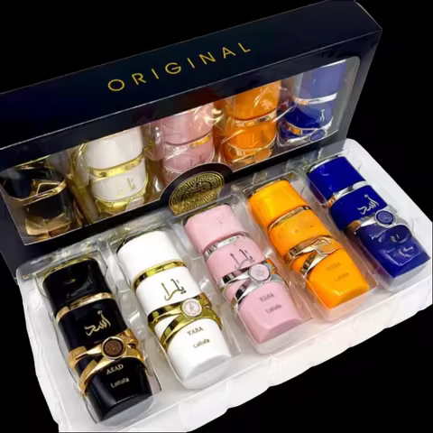 Classic Perfume Set 5PCS 30ML Lattafa Perfumes Men Women Body Spray Lasting Fragrance Pheromone