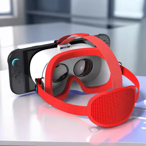 For Switch 2 Headband VR Headset 3D Virtual Reality Headset 3D VR Glasses Adjustable Lens
