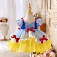 KL READY STOCK 1-6yr Free Hairband Merdeka Lolita Costume Baby Girl Girl Summer Kids Lolita Dress Cu