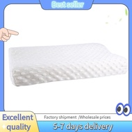 E7G-Memory Foam Pillow Orthopedic Pillow Latex Neck Pillow Fiber Slow Rebound Soft Pillow Massager Cervical Health Care-30x50Cm