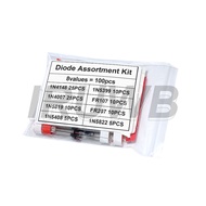 Rectifier Diode Schottky Diode Kit 1N4007 1N4148 1N5408 1N5819 1N5822 1N4001 1N4004 1N5404 FR107 FR2