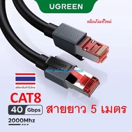 UGREEN ผลิตภัณฑ์ใหม่ CAT8 ความเร็วสูงสุด 40Gbps Ethernet Cable 1M/2M/3/5M Gold-Plated สายแลนอย่างดี 