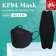 【Local stock & Fast Delivery】 ZOCN 50pcs Kf94Face Mask 4 Layer Non-woven Protection Filter 3d Anti D