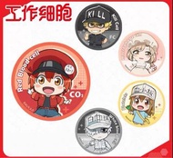 正版授權 工作細胞 一套 襟章 紅血球 白血球 血小板