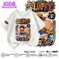 Kids Princess Japanese One Piece Cartoon Print Children's and Adult's Casual Loose T-shirt 4