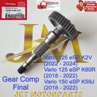 23430K59A70 Axle Gear Comp Final Gear Transmission Vario 125 K2V Vario 125 K60R Vario 150 K59J Genui