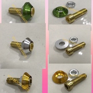 AS620 ALLOY WASHER NUT AND GOLD SCREW SET