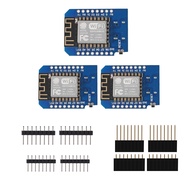 3Pcs ESP8266 Type C ESP-12 ESP-12F NodeMcu Mini D1 Module WeMos Lua 4M Bytes WLAN WiFi Internet Deve