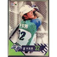 Lin Zhisheng Star Game Teka 280 2017 CPBL Chinese Professional Baseball 28 Player Card Citic Brother