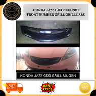 HONDA JAZZ GD3 2009-2011 FRONT BUMPER GRILL GRILLE ABS