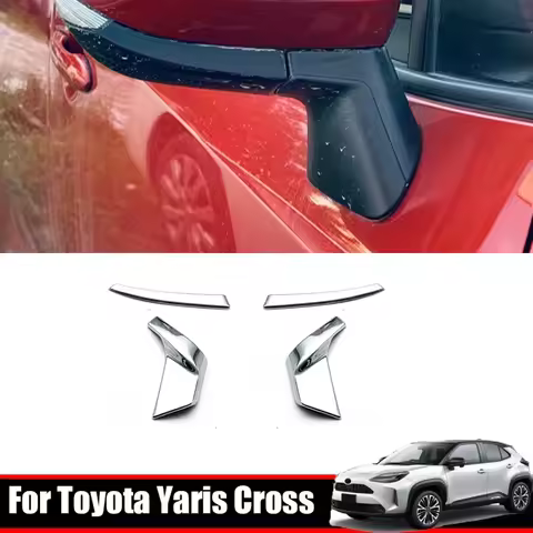 For Toyota Yaris cross 2020 2021 2022 ABS chrome Door Rearview Mirror Cover Side Door Rearview Mirro