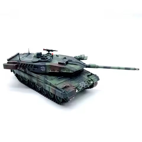 1: 72 German Leopard 2A7 main battle tank model (NATO camouflage) static finished model