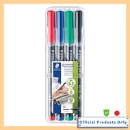 STAEDTLER Lumocolor Oil-Based Pen Fine 4 Colors WP4