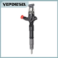 1pc Fuel Injector For Toyota Hiace 2.5 2007 w/ 2KD-FTV Engine 095000-6770 23670-30150 Excavator Part