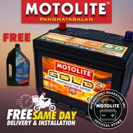 Motolite GOLD NS40 / B20 REVERSE  Maintenance Free Car Battery - 21 Months Warranty (With FREE Radia