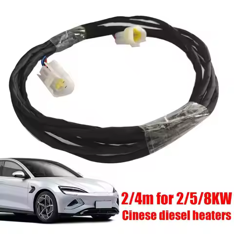 12V Diesel Heater Lcd Screen Extension Cable Diesel Diesel Heater Cable 2/4M Adapter fit for 2/5/8KW