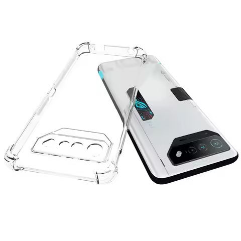 For ROG Phone 7 Ultimate Clear Case Anti-Shock HD Clear TPU Transparent Case For ROG 5 5S 6 6D 6 Pro