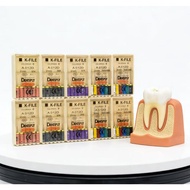 6Pcs/Pack Dental K-files Dentsply Mallifer K-files Stainless Steel  Root Canal File