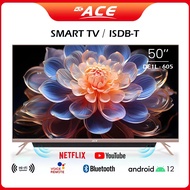 ACE 50" UHD Smart Google TV DE1L(Android 11, Netflix, Youtube, Chromecast, BT, ISDB, Soundbar, Voice Command)