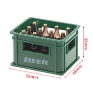 1:12 Dollhouse Miniature Beer Bottle & Beer Box Drink Set Bar Kitchen Decor Toy