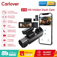 Carlover S18 HD Hidden Dash Cam 4K+2K+2K Cameras Time Lapse Recording Night Vision For Safe Driving