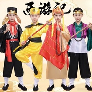 Full Set Journey to the West Cosplay Costume Sun Wukong Pig Bajie Tang Sanzang Sha Wujing Kids Child