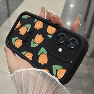 Case For OPPO A3 4G A3 Pro 5G A3X 4G A3X 5G A40 A60 5G Three-Color Flower Phone Silicone Shockproof