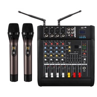 BOMGE PMX 602 Mixer Handheld Mixer DJ มืออาชีพผสม USB MP3 เสียงคาราโอเกะระบบ 6 ช่องคาราโอเกะ