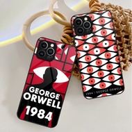 1984 George Orwell Book Novel Phone Case Tempered Glass For IPhone 14 11 12 13 Pro XS Max Plus Mini X XR 8 7 6s SE2020 Cover 0821
