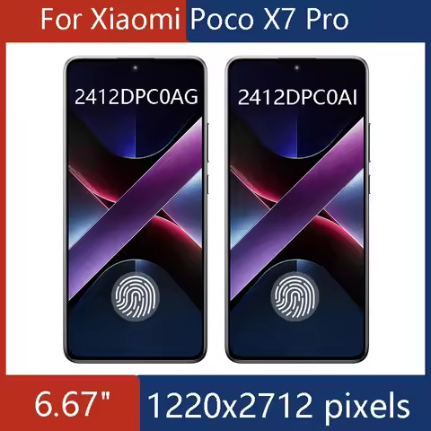 Original Display For Xiaomi Poco X7 Pro 2412DPC0AG LCD Display Touch Screen Parts For Xiaomi Poco X 