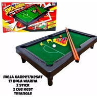 LARGE BILLIAR TABLE TOY SNOOKER POOL TABLE SET BILLIAR GAMES