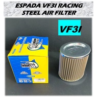 ESPADA SYM VF3i RACING AIR FILTER STAINLESS STEEL VF3-i AFEPD/VF3I