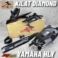 JUPITER EXCITER INNER HITAM KILAT DIAMOND YAMAHA ORI/ RANTAI COVER /SAMPAN/ Y15ZR Y16 LC135 / RANTAI