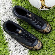 Korea Fly_shoes.my Anti-slip Soccer Shoes Large Size 33 ~ 46 Football Shoes 47 48 Futsal Shoes black Mens Shoes MBZD COD