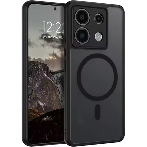 Translucent Case for Magsafe Wireless Magnetic Charging, Camera Protection, Hard PC 256, Xiaomi Redm