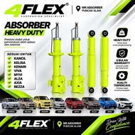 4FLEX ABSORBER KANCIL KELISA KENARI ALZA MYVI OLD BEST MG3 AXIA BEZZA ICON HEAVY DUTY PERODUA