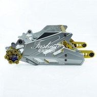 อลูมิเนียมแบนส้อมการปรับเปลี่ยนสำหรับวัวขนาดเล็ก N Series Yadea X5 Yadea 30 ลิงน้อย M5M6 รถจักรยานยน