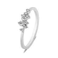 Gratis Ongkir  - Cincin Wanita Diamond Fashion Korea / Cincin Berlian / Cincin Simple Wanita Alloy