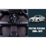 Proton Persona 08 - 16 Premium VIP Red Line Series 5D CARFIT Floor Mat/Non slip Dashboard cover/Seat