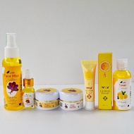 Paket Cream Saffron Siang & Malam + kelly Lemon Soap 15gr + Toner Extra Lemon + Facemist + Serum Saf