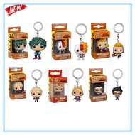 Funko Pop Keychain Pocket Pop My Hero Academia - Deku Bakugo Shoto Todoroki All Might Eraserhead Izuku Midoriya Kyoka Jiro Action Figure Toys