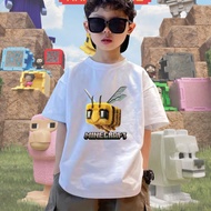 Minecraft T-shirt Minecraft Printed T-shirt Minecraft Short Sleeve Printed Childrens Short Sleeve T-