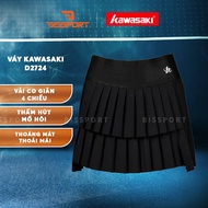 Genuine Kawasaki D2724 Sports Skirt - Black - Cool, Lightweight - Durable - Soft - Stretchy - Thin -