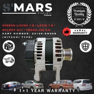 Nissan Livina 1.8, Latio 1.8, Sylphy G11 2.0, Teana J32 2.0 Alternator (100% New) 6PK 3PIN 110AMP 13