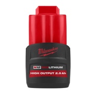 Milwaukee m12 battery 2.5ah/3.0ah/4.0ah/5.0ah/6.0ah