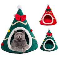 Pet Dog Cat house bed Kennel Puppy Cave Warm Sleeping Bed Christmas tree Winter Warm Bed Cage Nest P