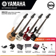 Yamaha Electric Bass Guitar BB235 5-String 5 String Red White Black Natural Satin