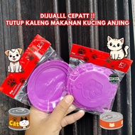 WET FOOD COVER FOR CAT, DOG, CAT, PLASTIC RUBBER COVER FOR WET FOOD 3 LAYERS