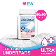 BW - Adult Ultra Absorbent Underpads (Size XL 60x90 cm, 8 pcs/bag)